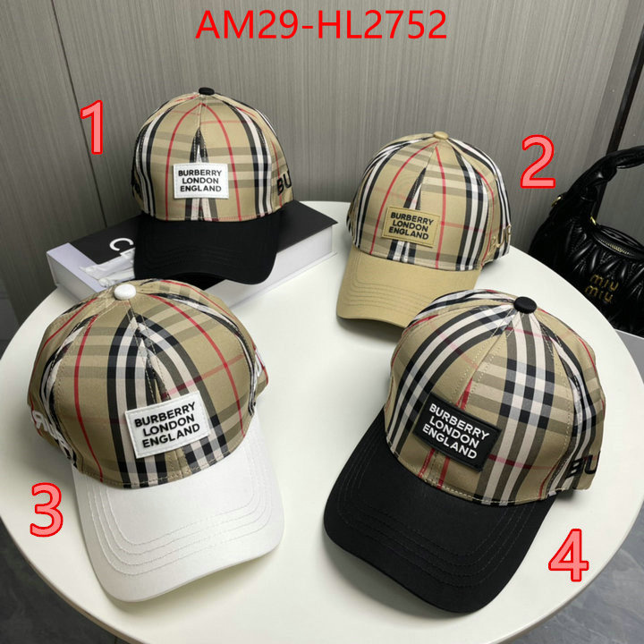 Cap(Hat)-Burberry copy ID: HL2752 $: 29USD