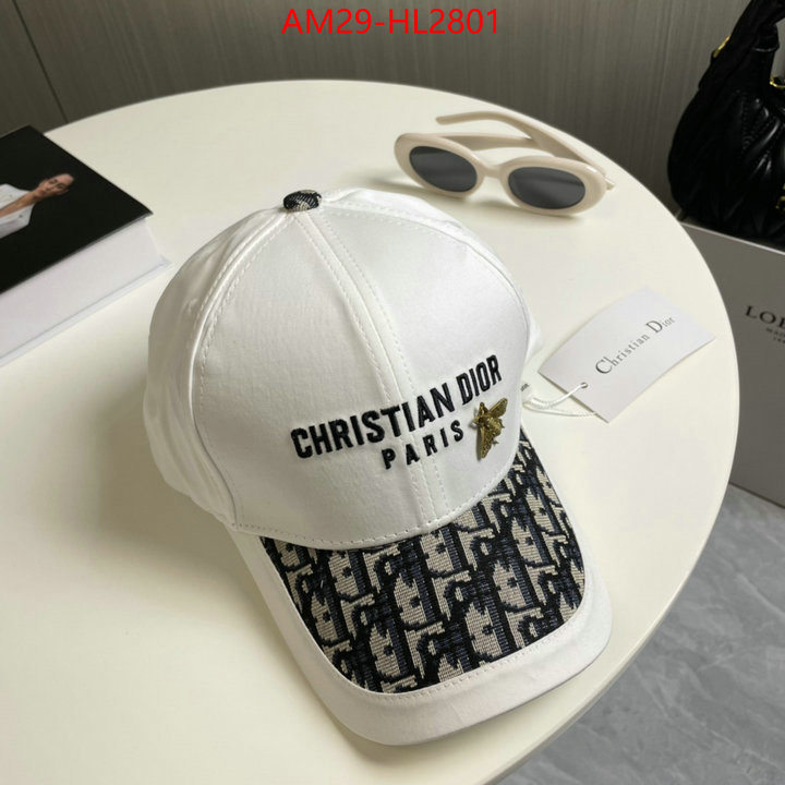 Cap (Hat)-Dior designer 7 star replica ID: HL2801 $: 29USD