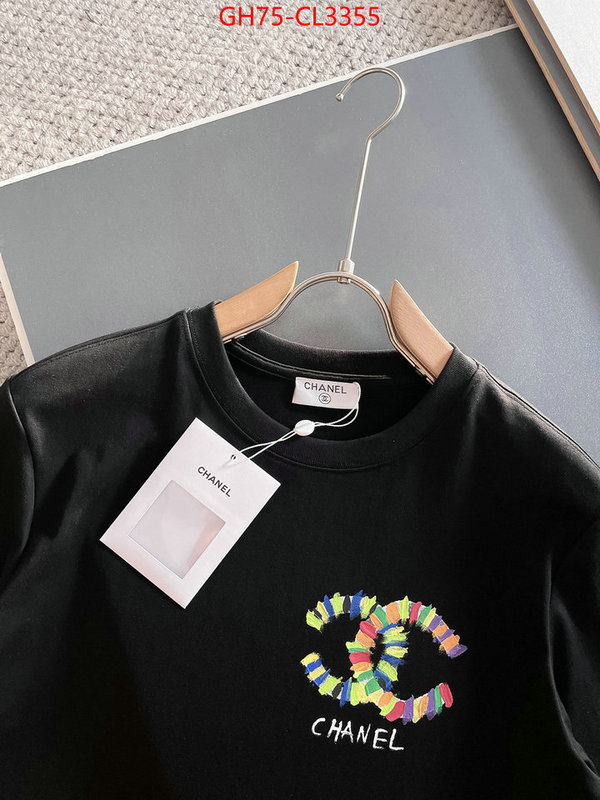 Clothing-Chanel best luxury replica ID: CL3355 $: 75USD