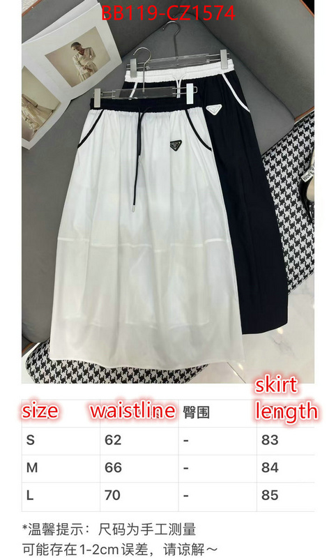 Clothing-Prada high quality aaaaa replica ID: CZ1574 $: 119USD