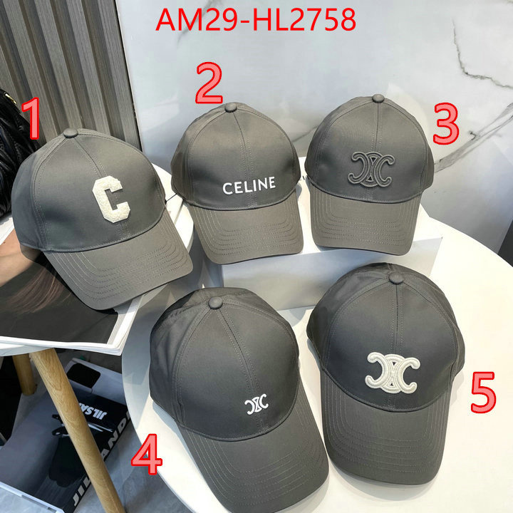 Cap(Hat)-Celine the best quality replica ID: HL2758 $: 29USD