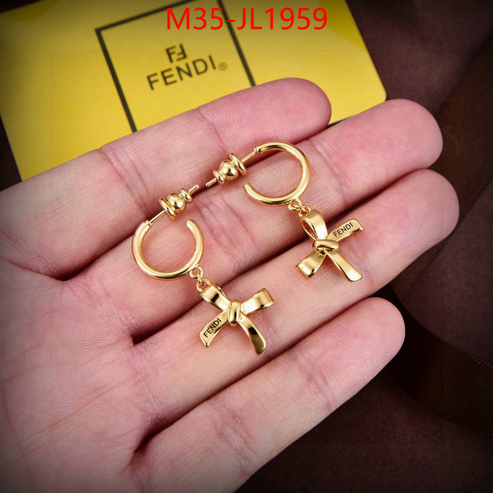 Jewelry-Fendi top fake designer ID: JL1959 $: 35USD