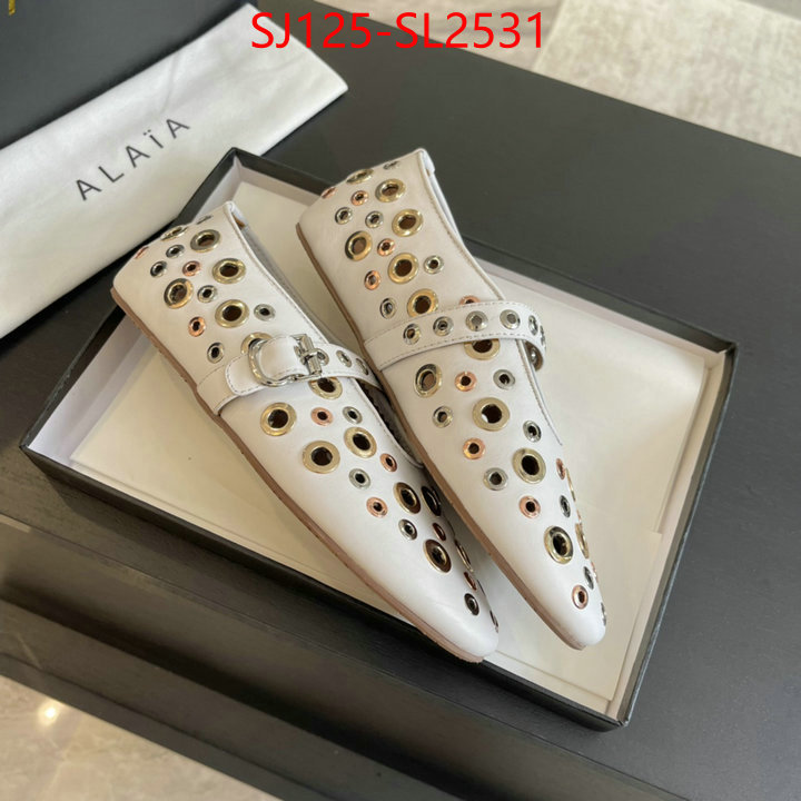Women Shoes-ALAIA fake aaaaa ID: SL2531 $: 125USD