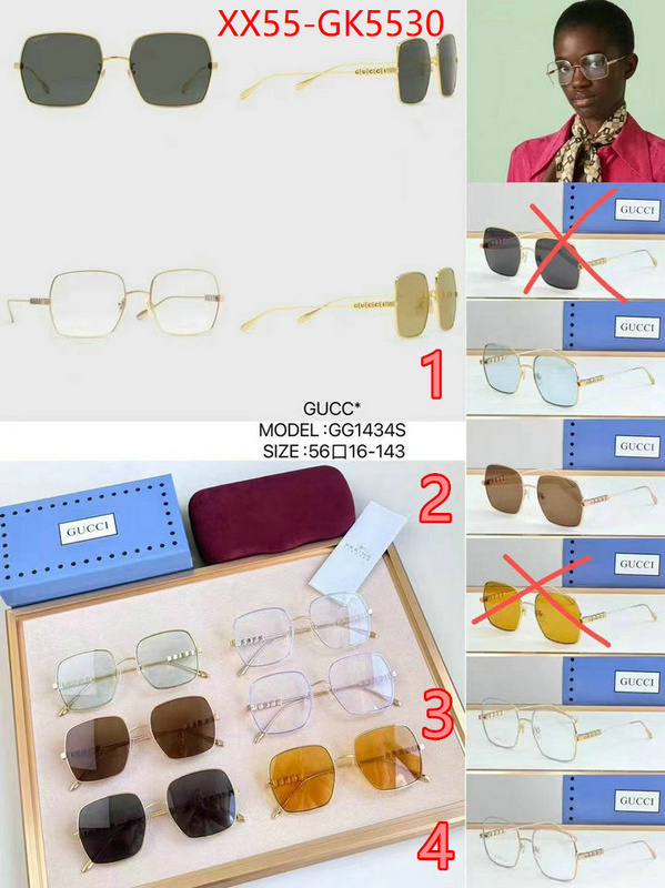 Glasses-Gucci replcia cheap from china ID: GK5530 $: 55USD