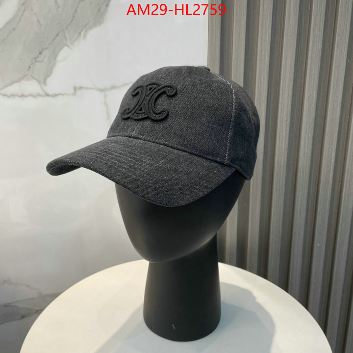 Cap(Hat)-Celine new designer replica ID: HL2759 $: 29USD