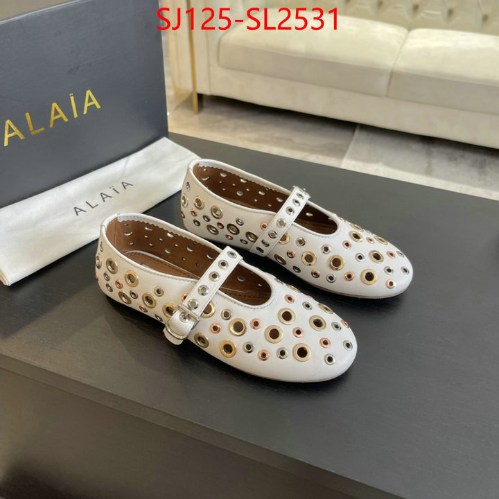 Women Shoes-ALAIA fake aaaaa ID: SL2531 $: 125USD