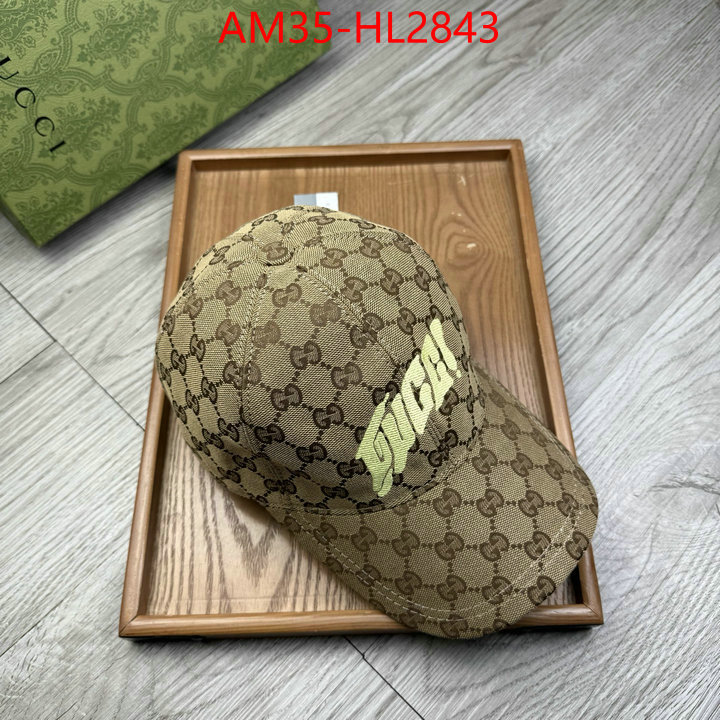 Cap(Hat)-Gucci wholesale sale ID: HL2843 $: 35USD