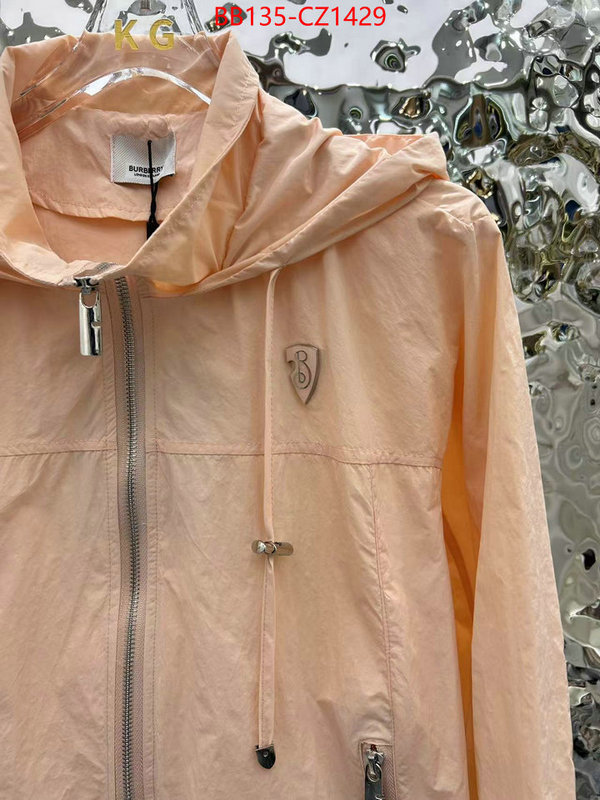 Clothing-Burberry luxury fashion replica designers ID: CZ1429 $: 135USD