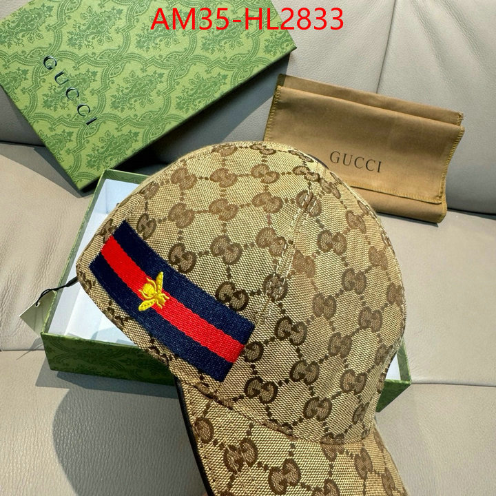 Cap(Hat)-Gucci replica wholesale ID: HL2833 $: 35USD