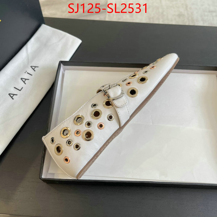 Women Shoes-ALAIA fake aaaaa ID: SL2531 $: 125USD