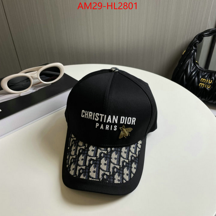 Cap (Hat)-Dior designer 7 star replica ID: HL2801 $: 29USD