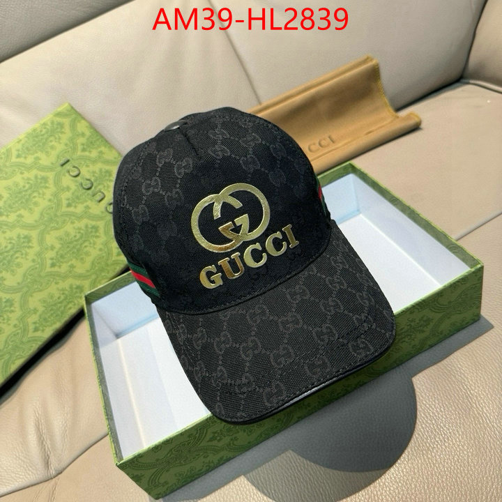 Cap(Hat)-Gucci shop the best high authentic quality replica ID: HL2839 $: 39USD