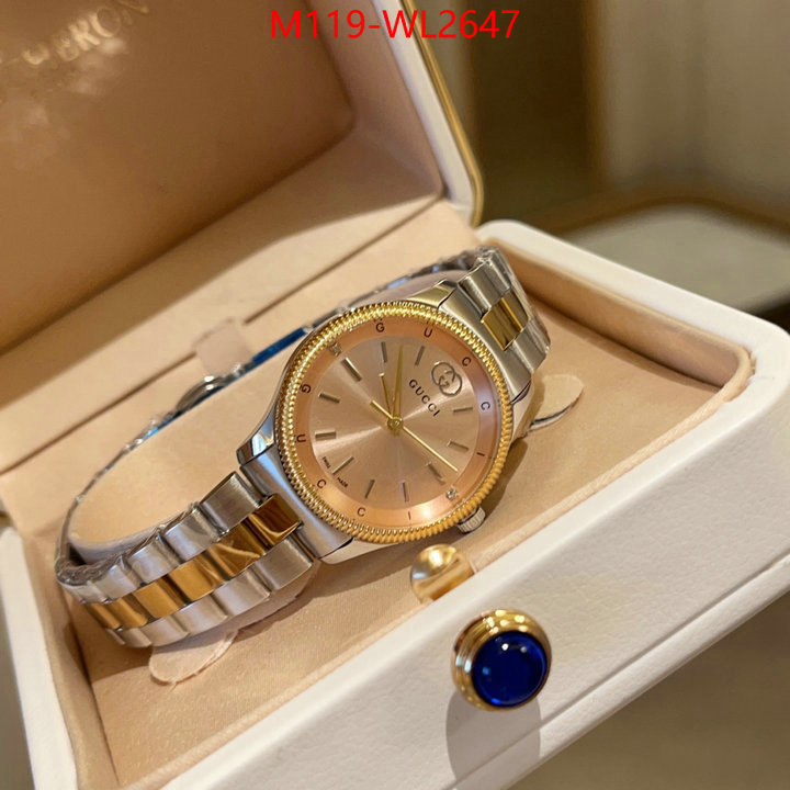 Watch(4A)-Gucci fake high quality ID: WL2647 $: 119USD