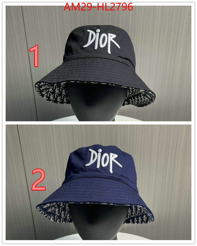 Cap (Hat)-Dior high-end designer ID: HL2796 $: 29USD
