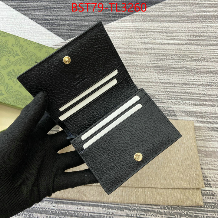Gucci Bags(TOP)-Wallet- what best replica sellers ID: TL3260 $: 79USD,