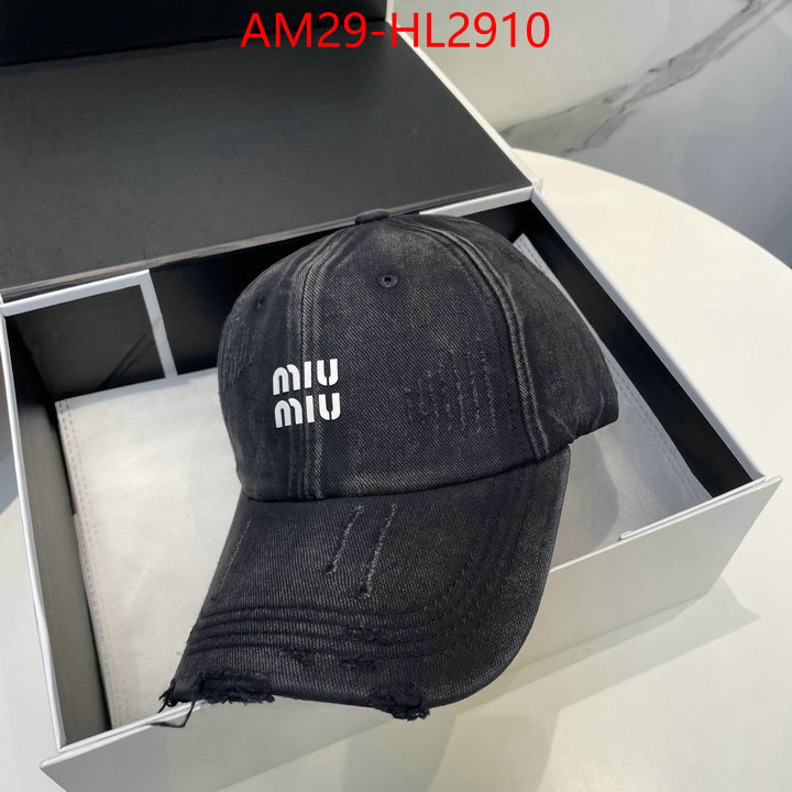 Cap(Hat)-Miu Miu best website for replica ID: HL2910 $: 29USD