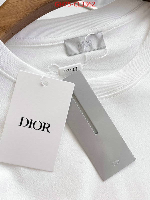 Clothing-Dior replica how can you ID: CL3362 $: 75USD