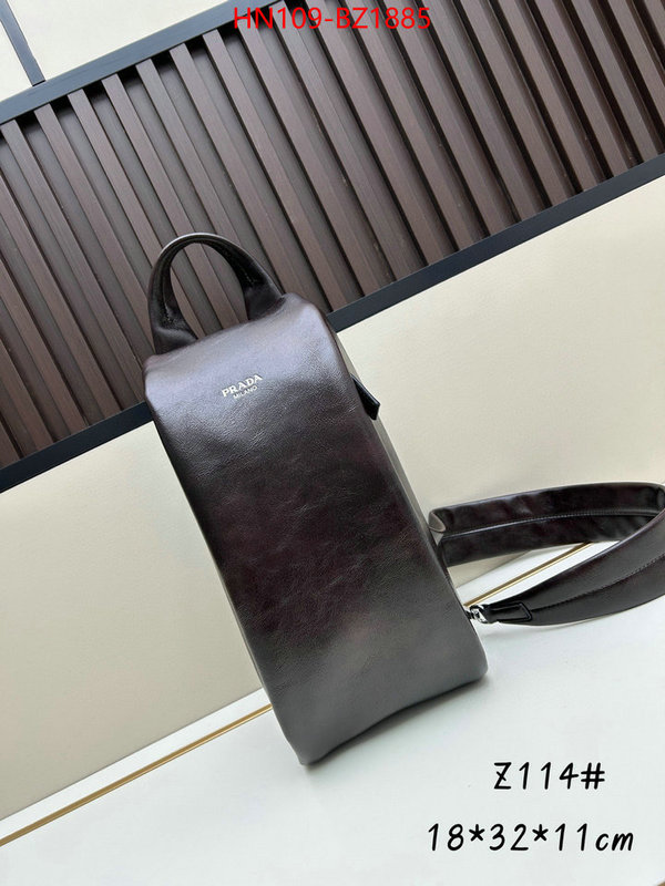 Prada Bags(4A)-Crossbody- designer ID: BZ1885 $: 109USD,