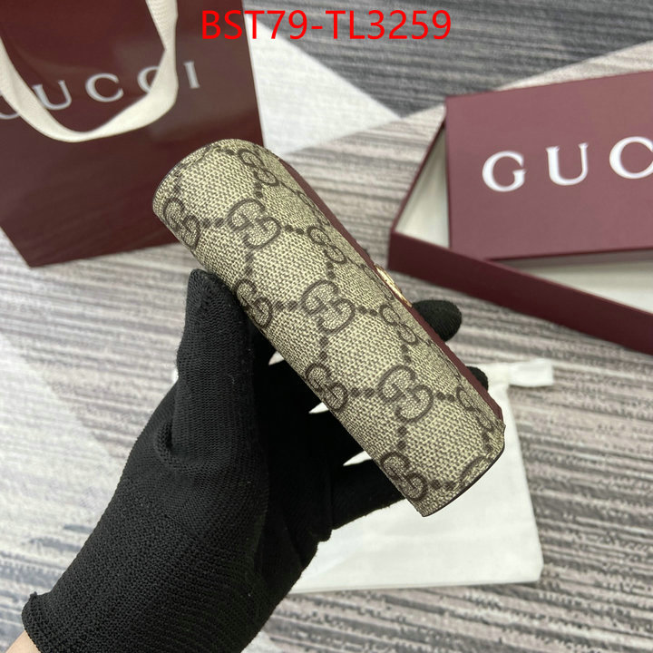 Gucci Bags(TOP)-Wallet- fake designer ID: TL3259 $: 79USD,