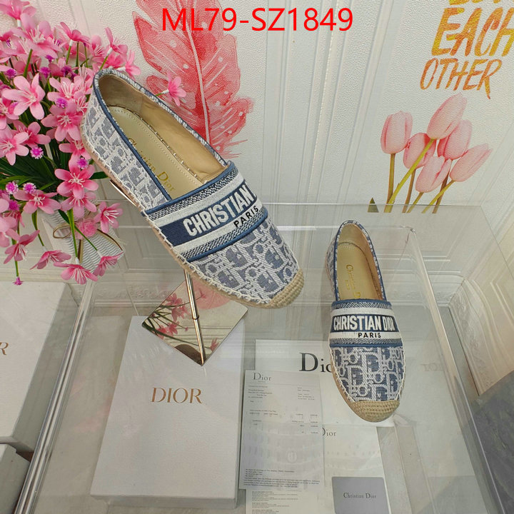 Women Shoes-Dior for sale online ID: SZ1849 $: 79USD