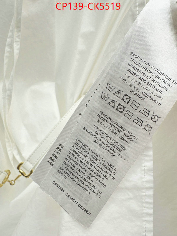 Clothing-Gucci 2024 luxury replicas ID: CK5519 $: 139USD