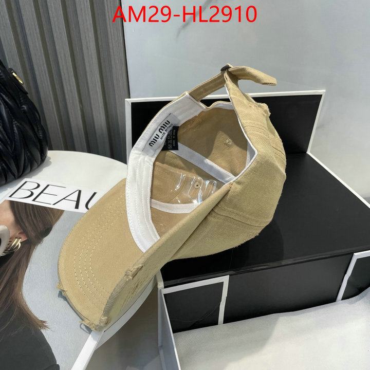 Cap(Hat)-Miu Miu best website for replica ID: HL2910 $: 29USD