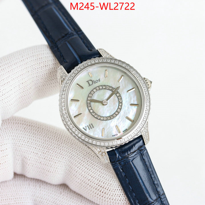 Watch(TOP)-Dior sell high quality ID: WL2722 $: 245USD