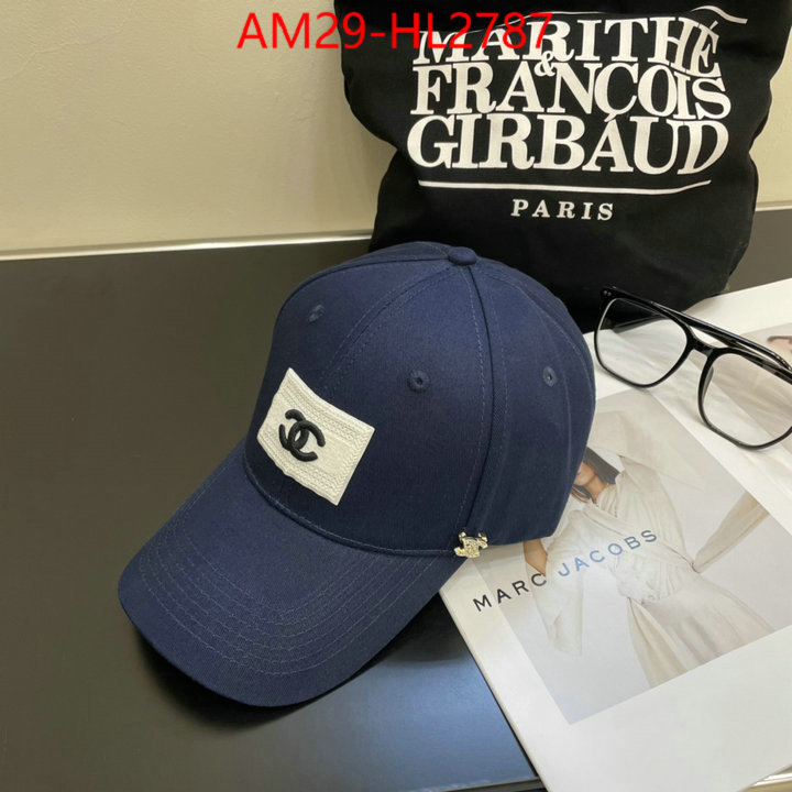 Cap (Hat)-Chanel luxury 7 star replica ID: HL2786 $: 29USD