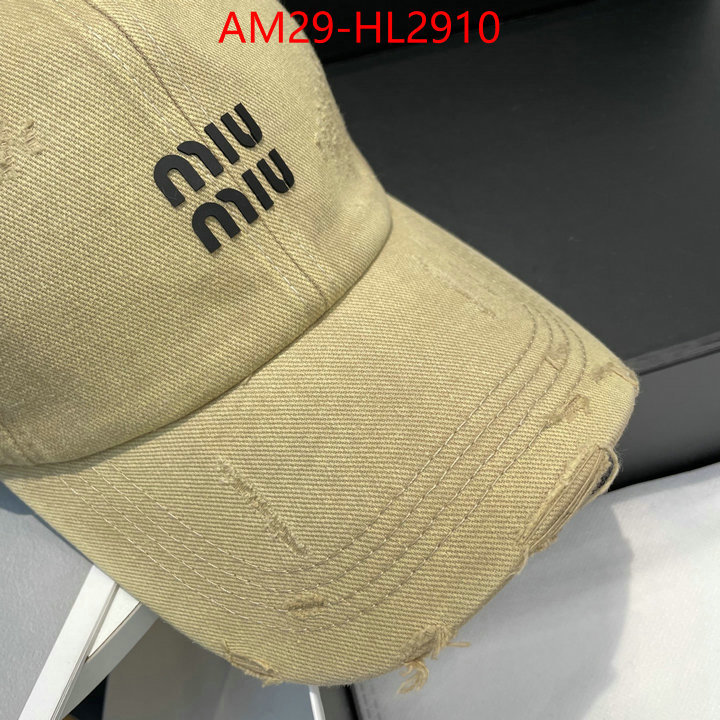 Cap(Hat)-Miu Miu best website for replica ID: HL2910 $: 29USD