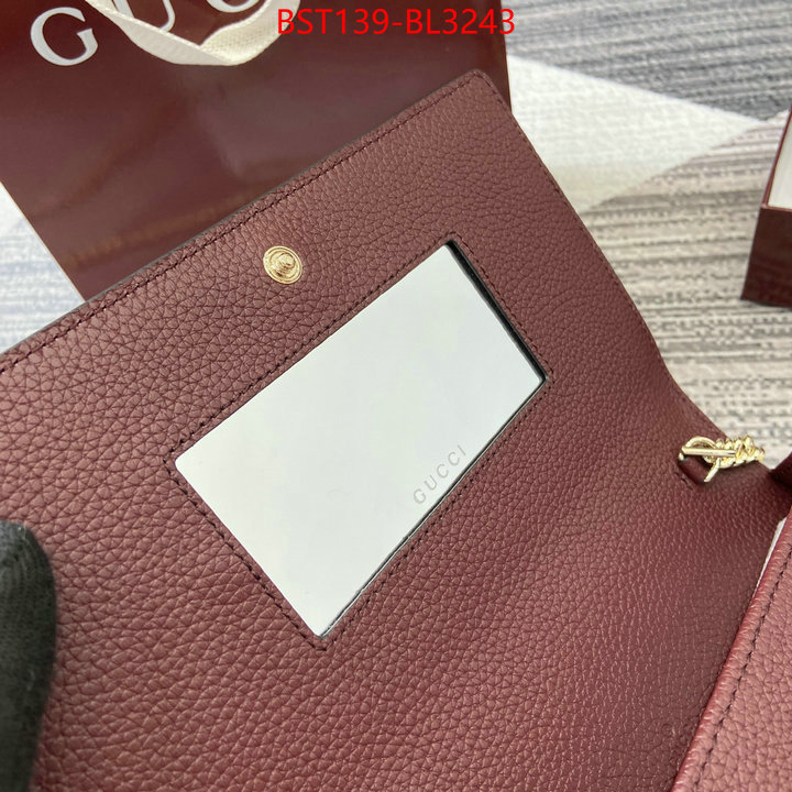 Gucci Bags(TOP)-Crossbody- luxury fake ID: BL3243 $: 139USD,