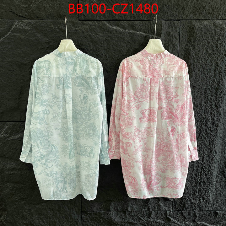 Clothing-Dior perfect quality designer replica ID: CZ1480 $: 100USD
