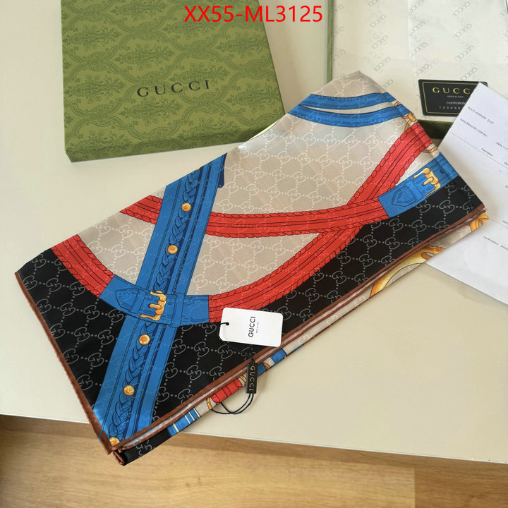Scarf-Gucci can i buy replica ID: ML3125 $: 55USD