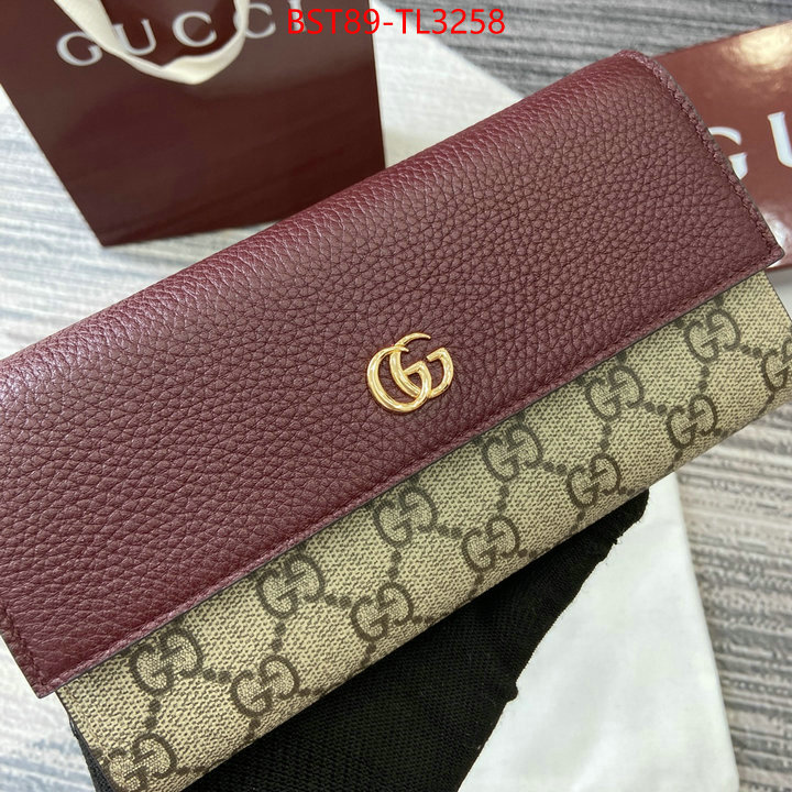 Gucci Bags(TOP)-Wallet- highest quality replica ID: TL3258 $: 89USD,