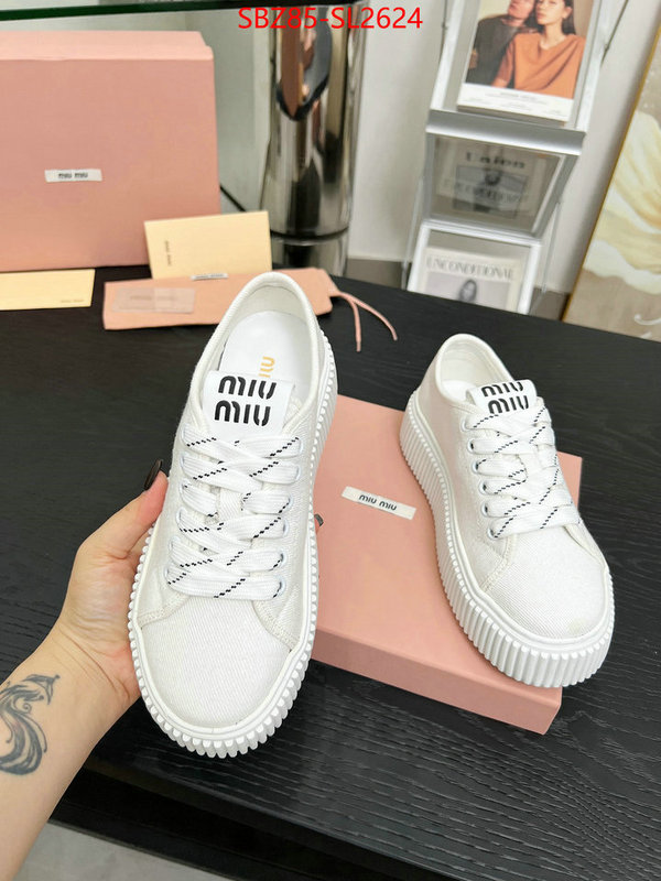 Women Shoes-Miu Miu designer 1:1 replica ID: SL2624 $: 85USD