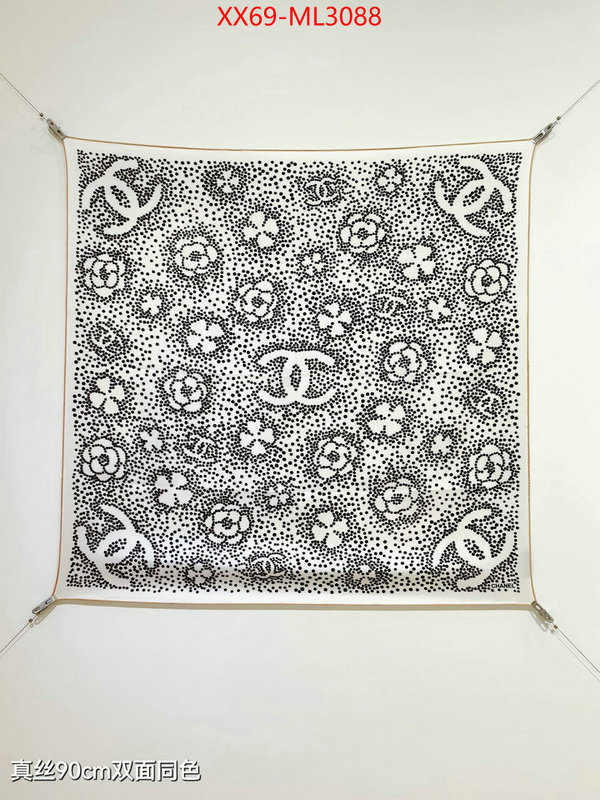 Scarf-Chanel best quality fake ID: ML3088 $: 69USD
