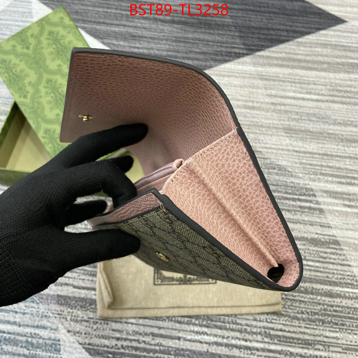 Gucci Bags(TOP)-Wallet- highest quality replica ID: TL3258 $: 89USD,