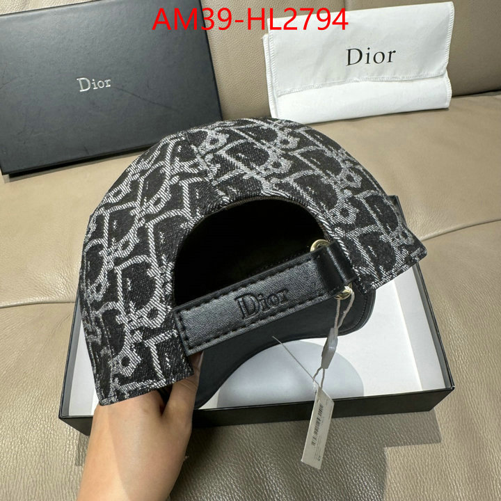 Cap (Hat)-Dior best fake ID: HL2794 $: 39USD