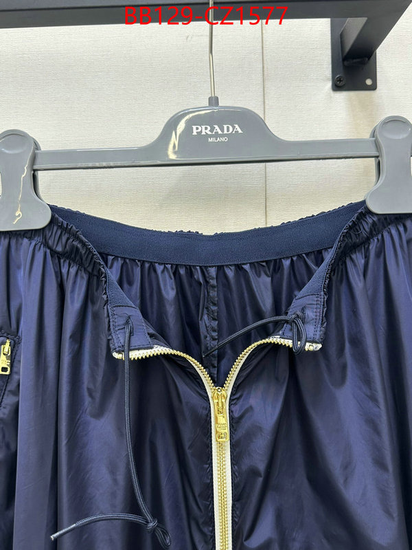 Clothing-Prada designer wholesale replica ID: CZ1577 $: 129USD