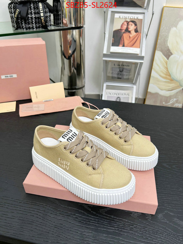 Women Shoes-Miu Miu designer 1:1 replica ID: SL2624 $: 85USD