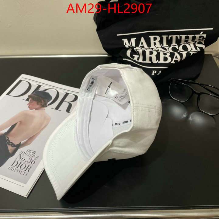 Cap(Hat)-Miu Miu how to buy replcia ID: HL2907 $: 29USD