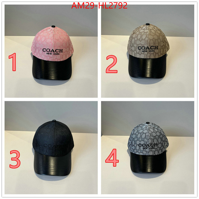 Cap(Hat)-Coach we provide top cheap aaaaa ID: HL2792 $: 29USD