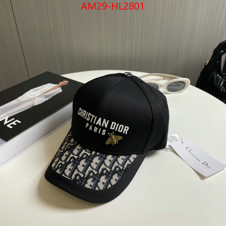 Cap (Hat)-Dior designer 7 star replica ID: HL2801 $: 29USD