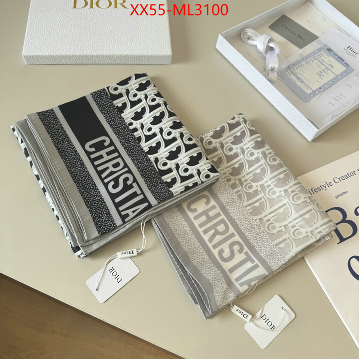 Scarf-Dior top quality designer replica ID: ML3100 $: 55USD
