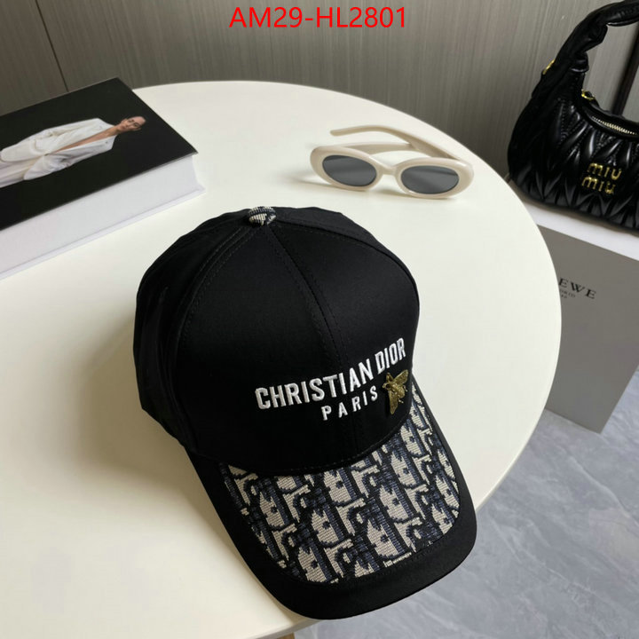 Cap (Hat)-Dior designer 7 star replica ID: HL2801 $: 29USD