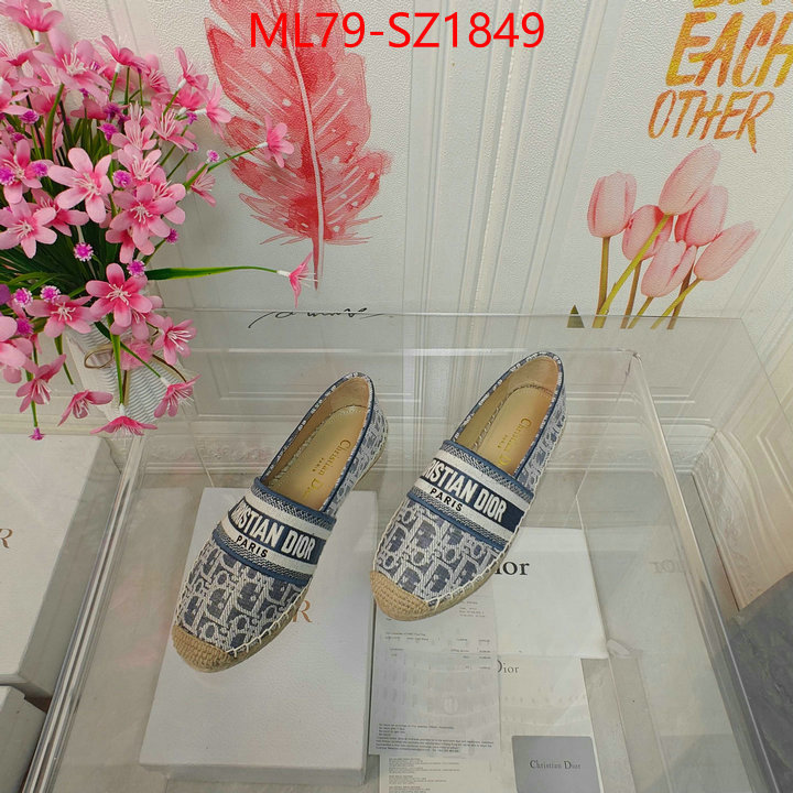 Women Shoes-Dior for sale online ID: SZ1849 $: 79USD