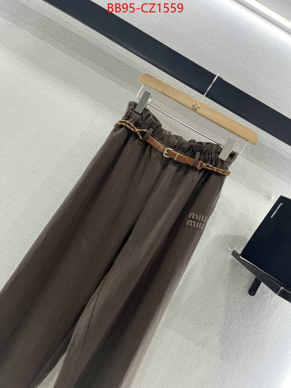 Clothing-MIU MIU store ID: CZ1559 $: 95USD