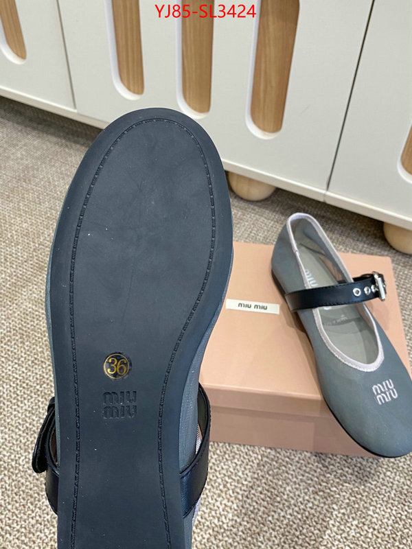 Women Shoes-Miu Miu buy high-quality fake ID: SL3424 $: 85USD