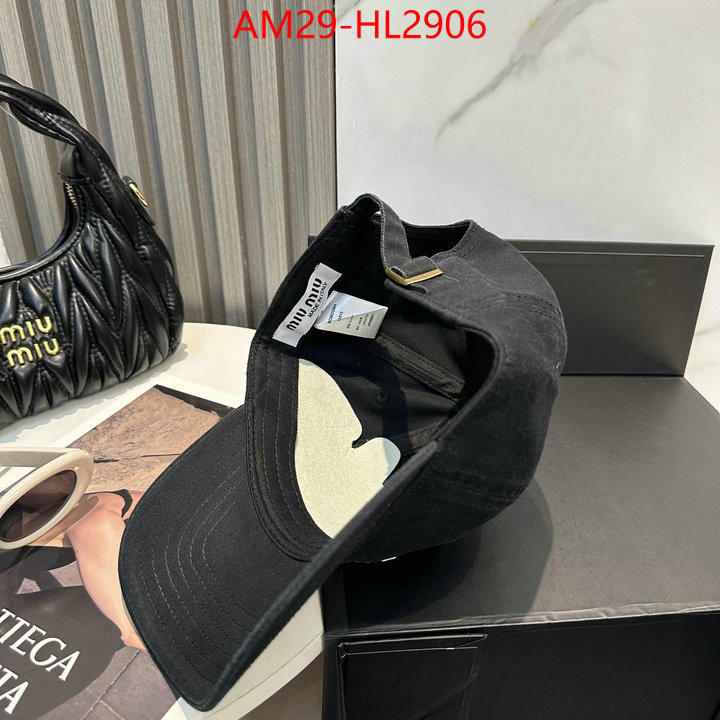 Cap(Hat)-Miu Miu aaaaa+ replica designer ID: HL2906 $: 29USD