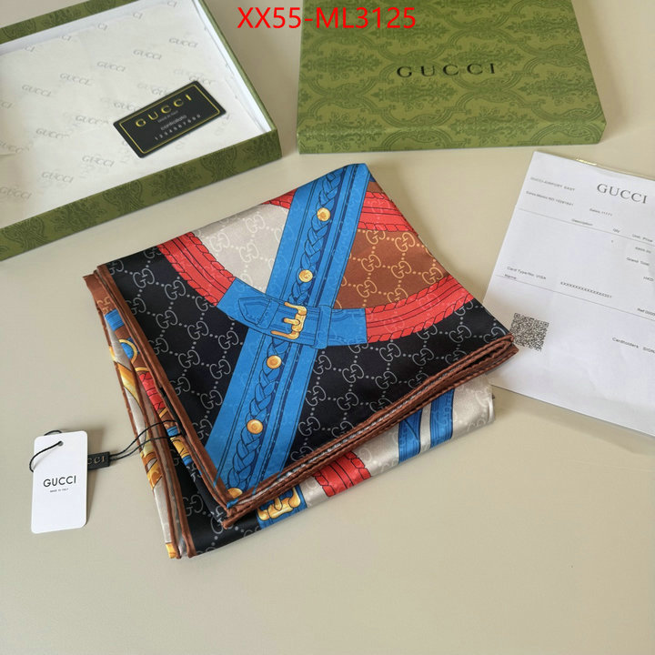Scarf-Gucci can i buy replica ID: ML3125 $: 55USD