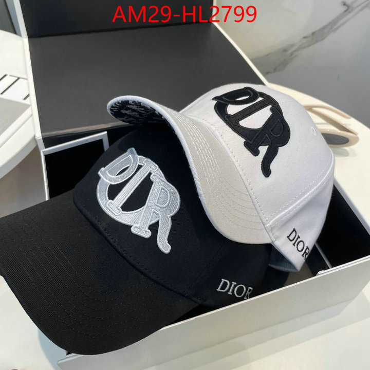Cap (Hat)-Dior aaaaa+ quality replica ID: HL2799 $: 29USD